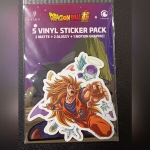 Dragon Ball Super Vinyl Sticker Pack (NEW)
